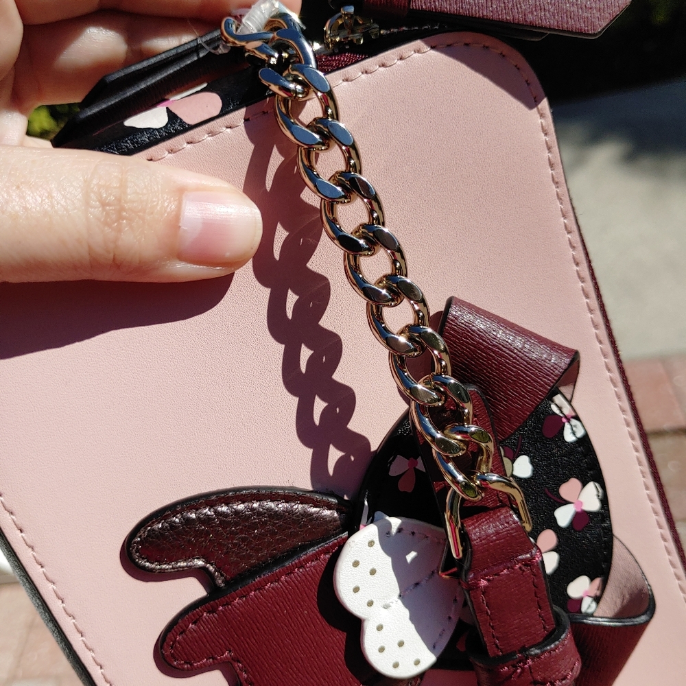 Kate Spade Floral Pup Double Zip Small Crossbody - Picture 11 of 12